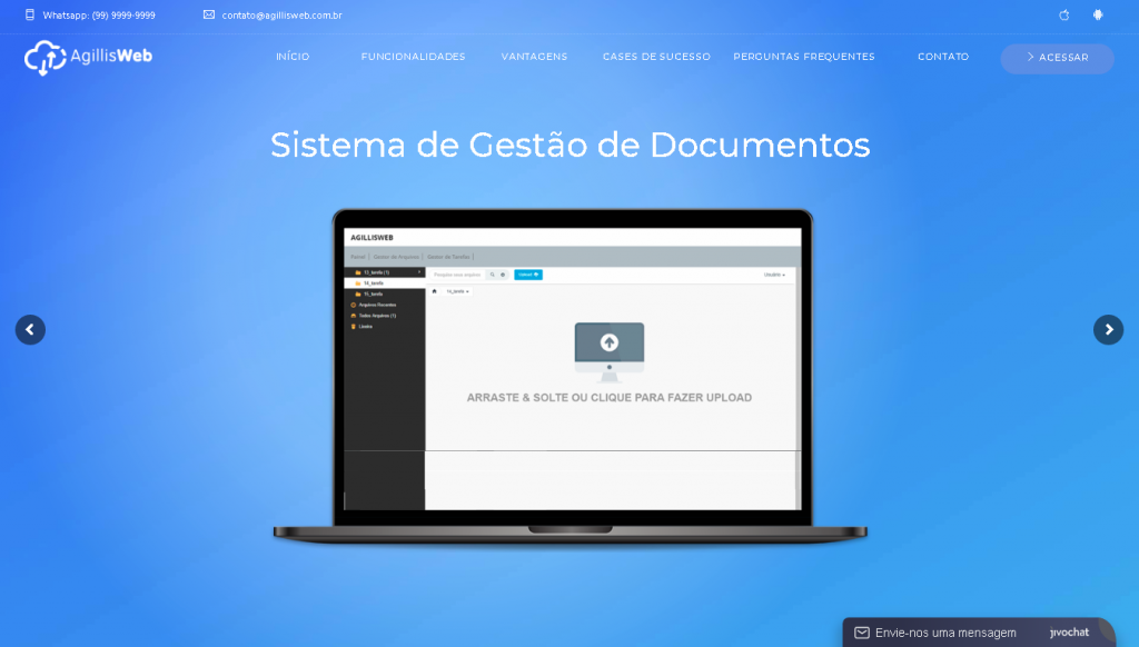 ged gerenciamento arquivos agilles agillesweb web